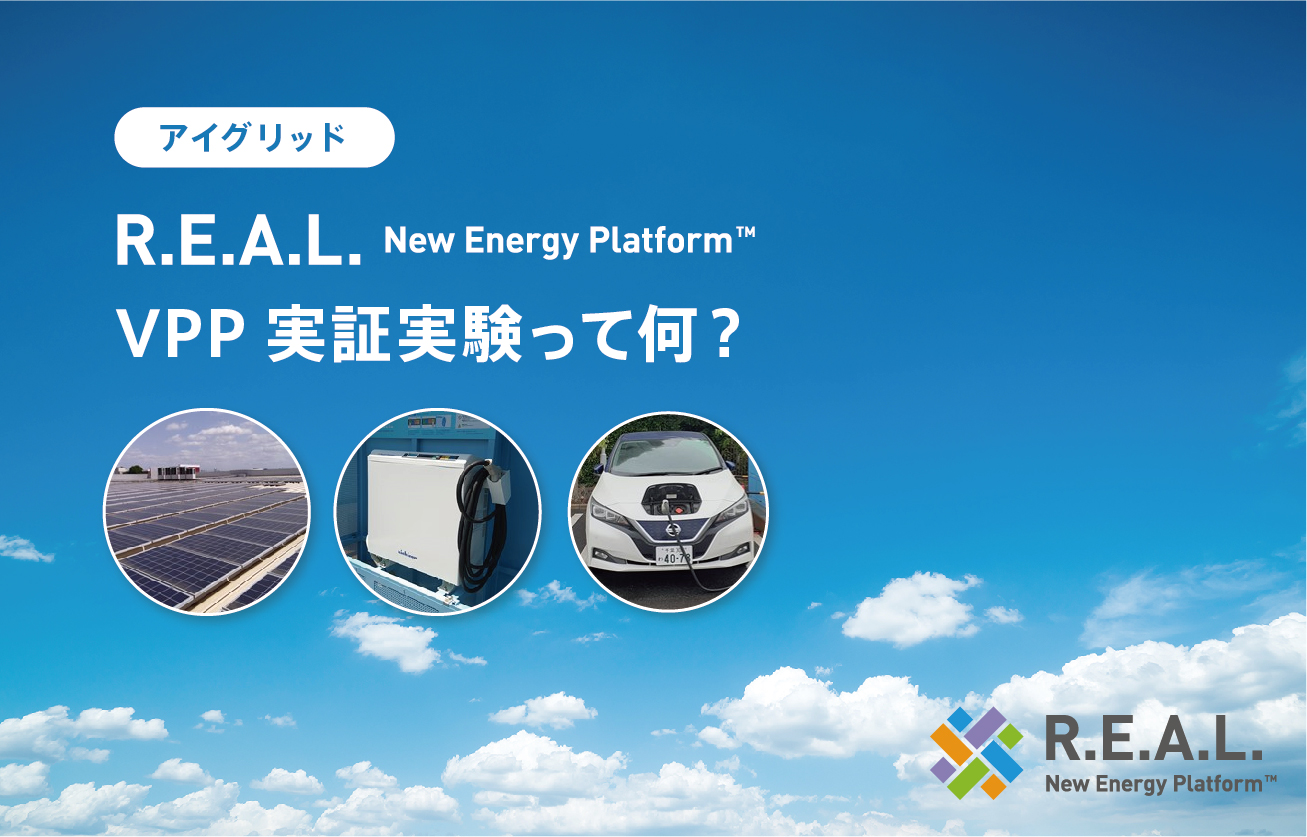 VPP実証実験って何？アイ・グリッド・ソリューションズ「R.E.A.L. New Energy Platform™」
