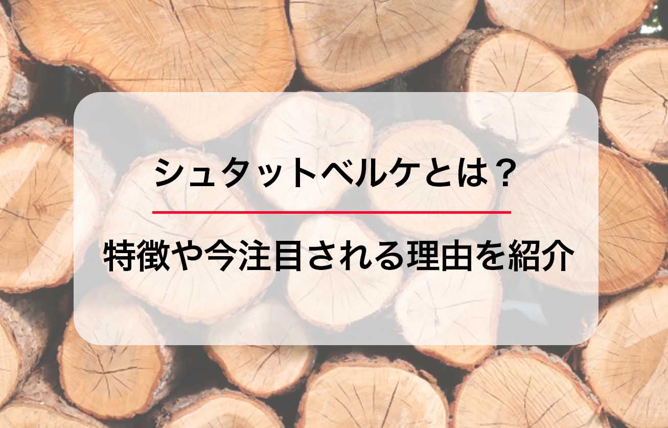シュタットベルケとは?特徴や今注目される理由を紹介