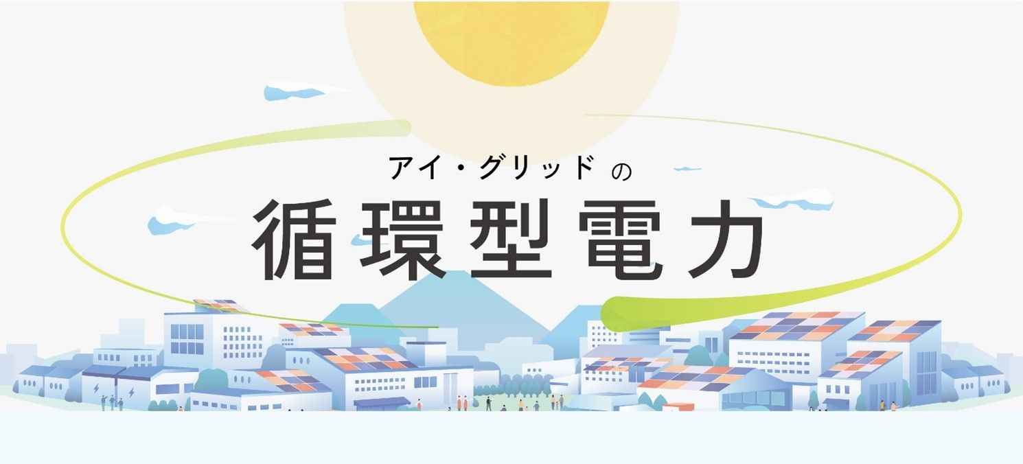 循環型電力のサービスイメージ（アイ・グリッド）